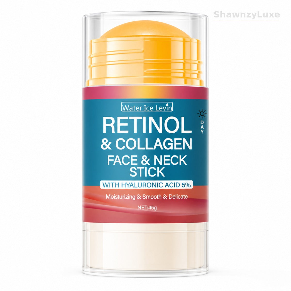 Retinol collagen neck care stick with hyaluronic acid - front view