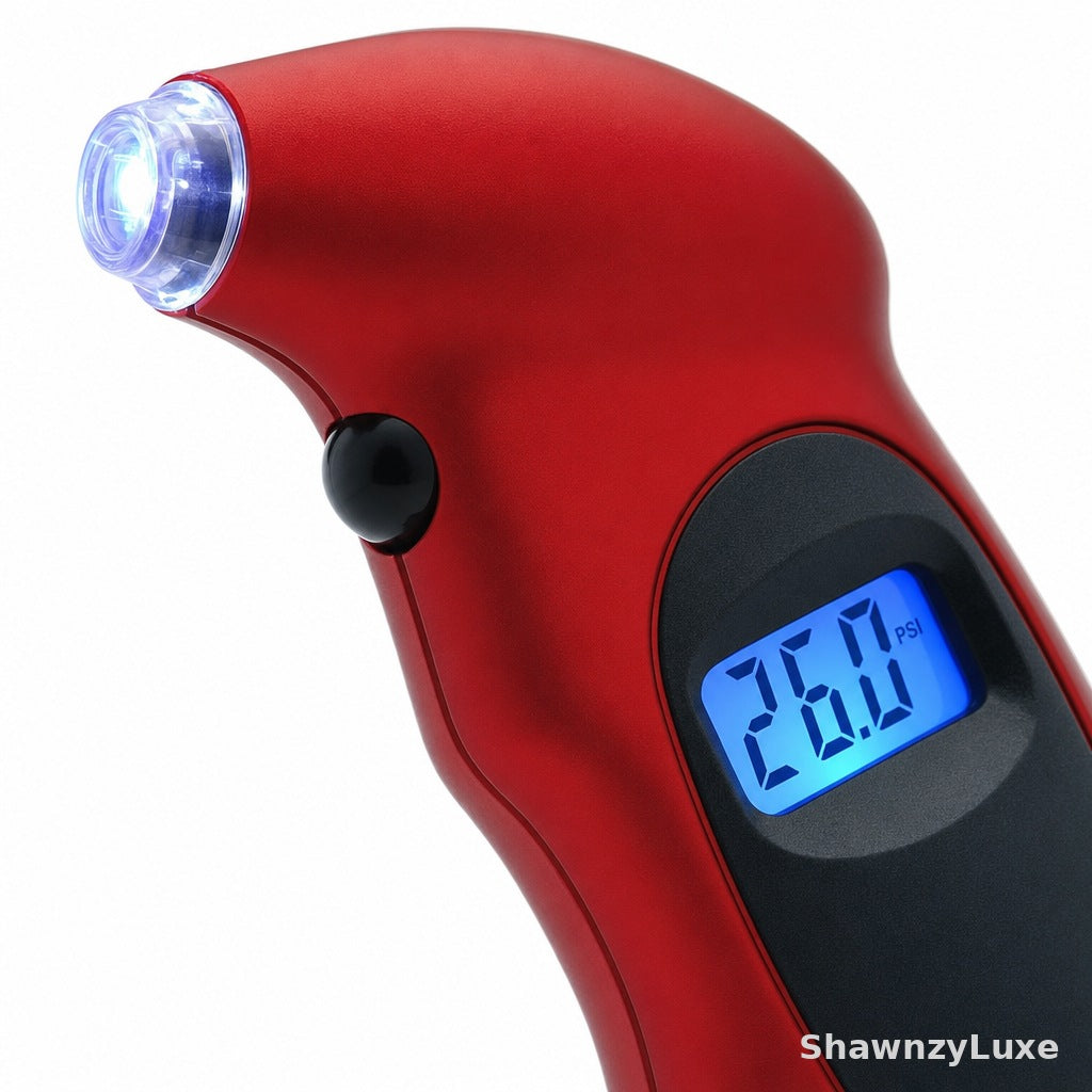 Portable tire pressure monitor for cars trucks and motorcycles