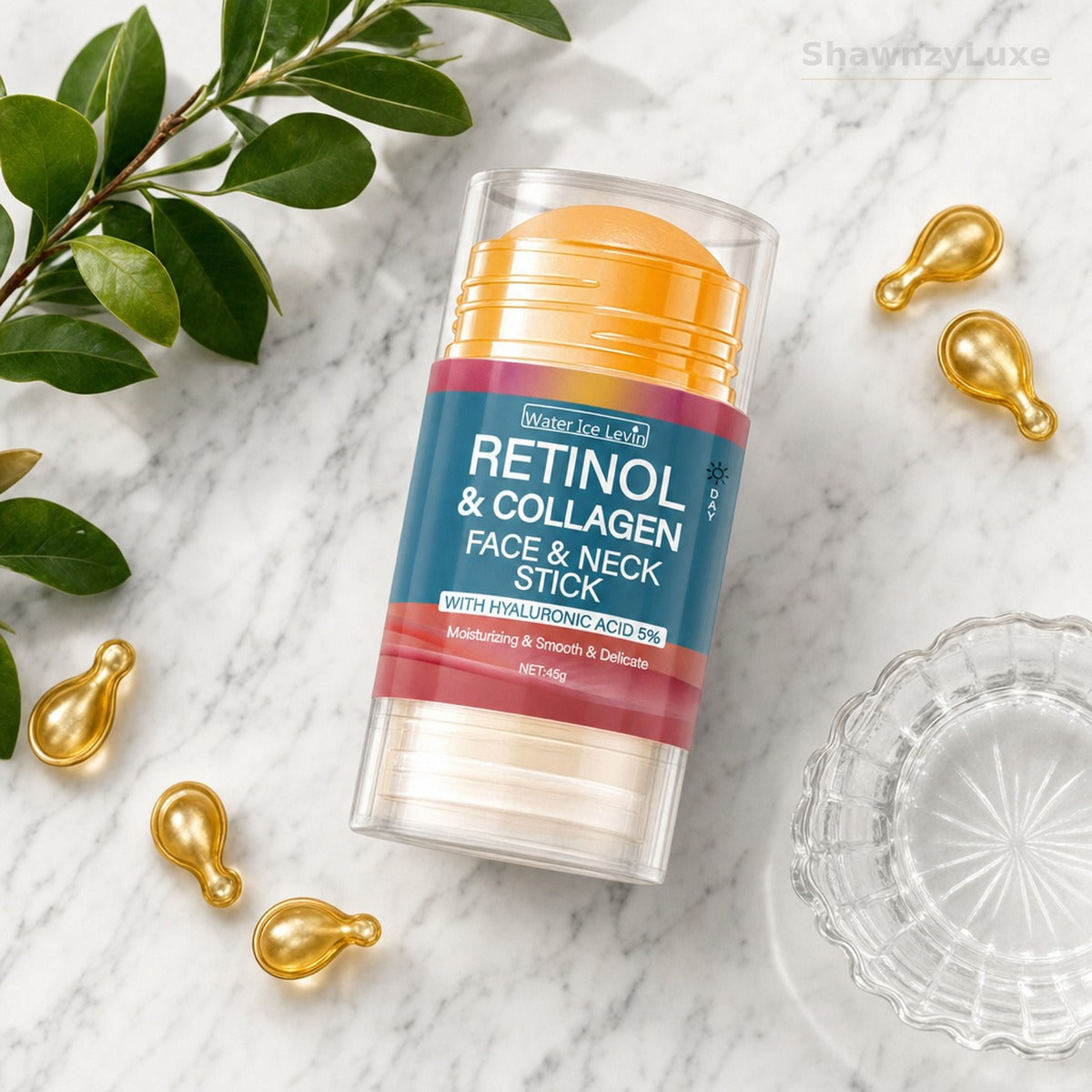 Portable retinol moisturizer stick for travel