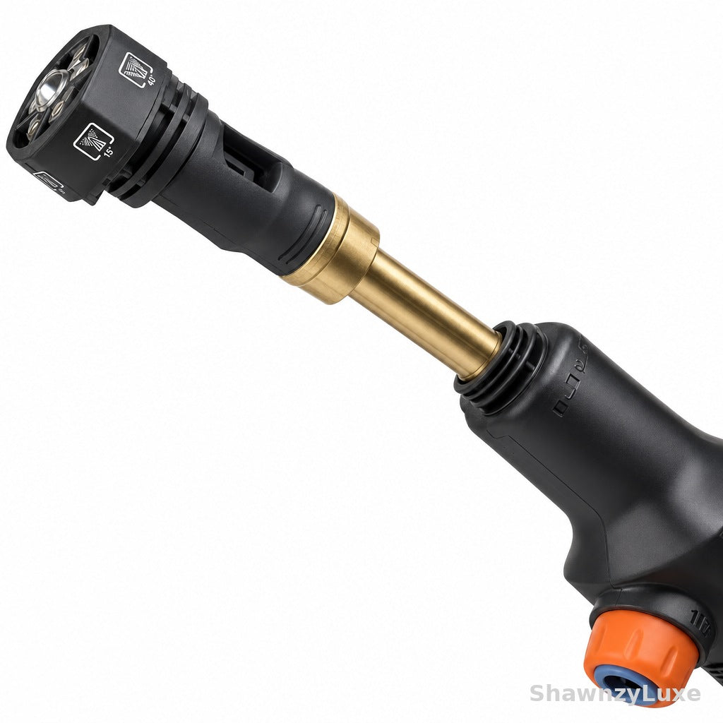 Cordless car wash pressure cleaner - compact portable design