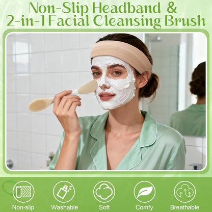 Full jade roller and gua sha kit showing all six skincare massage tools