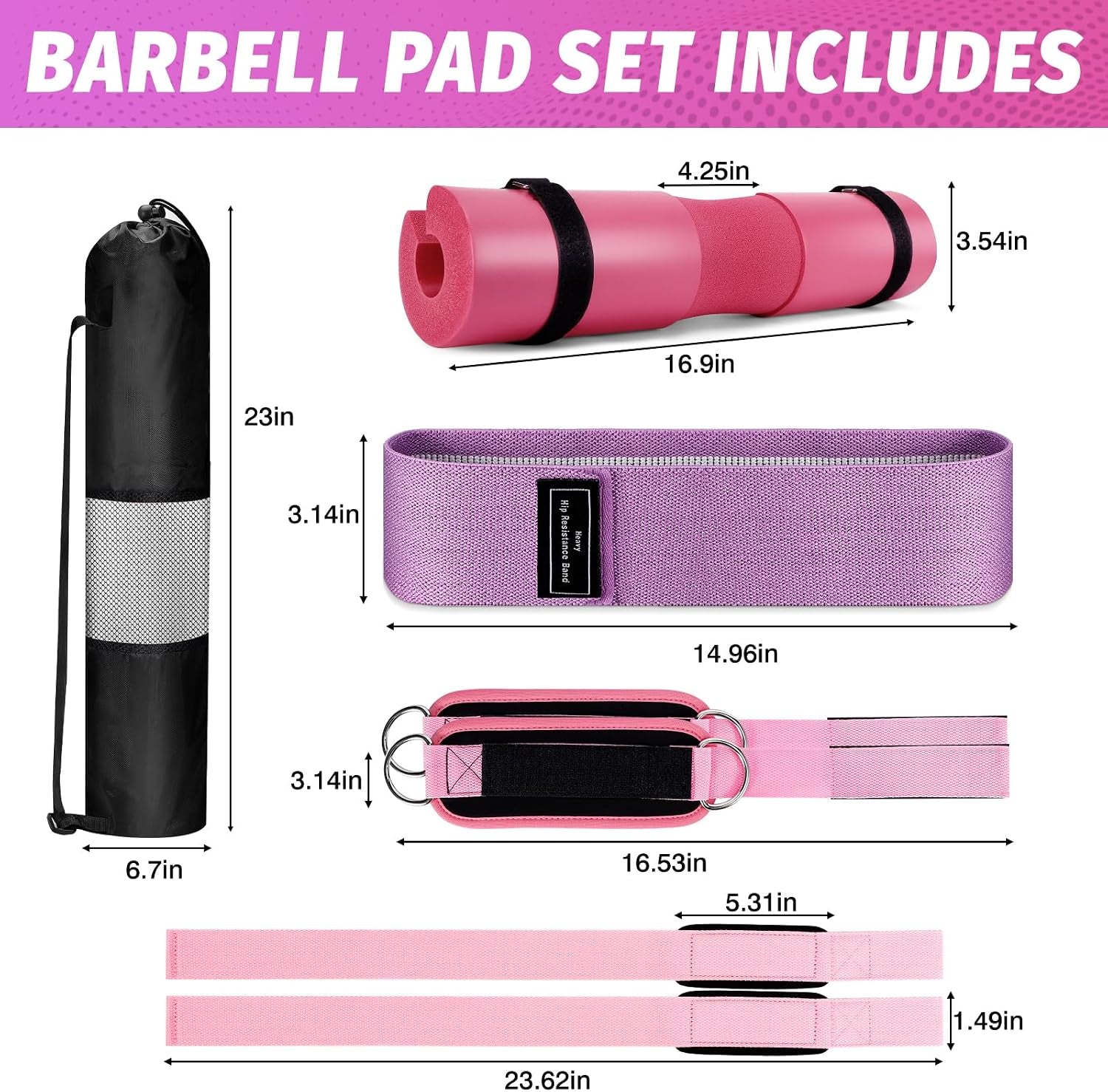 Cushioned green barbell pad for compatible gym exercises