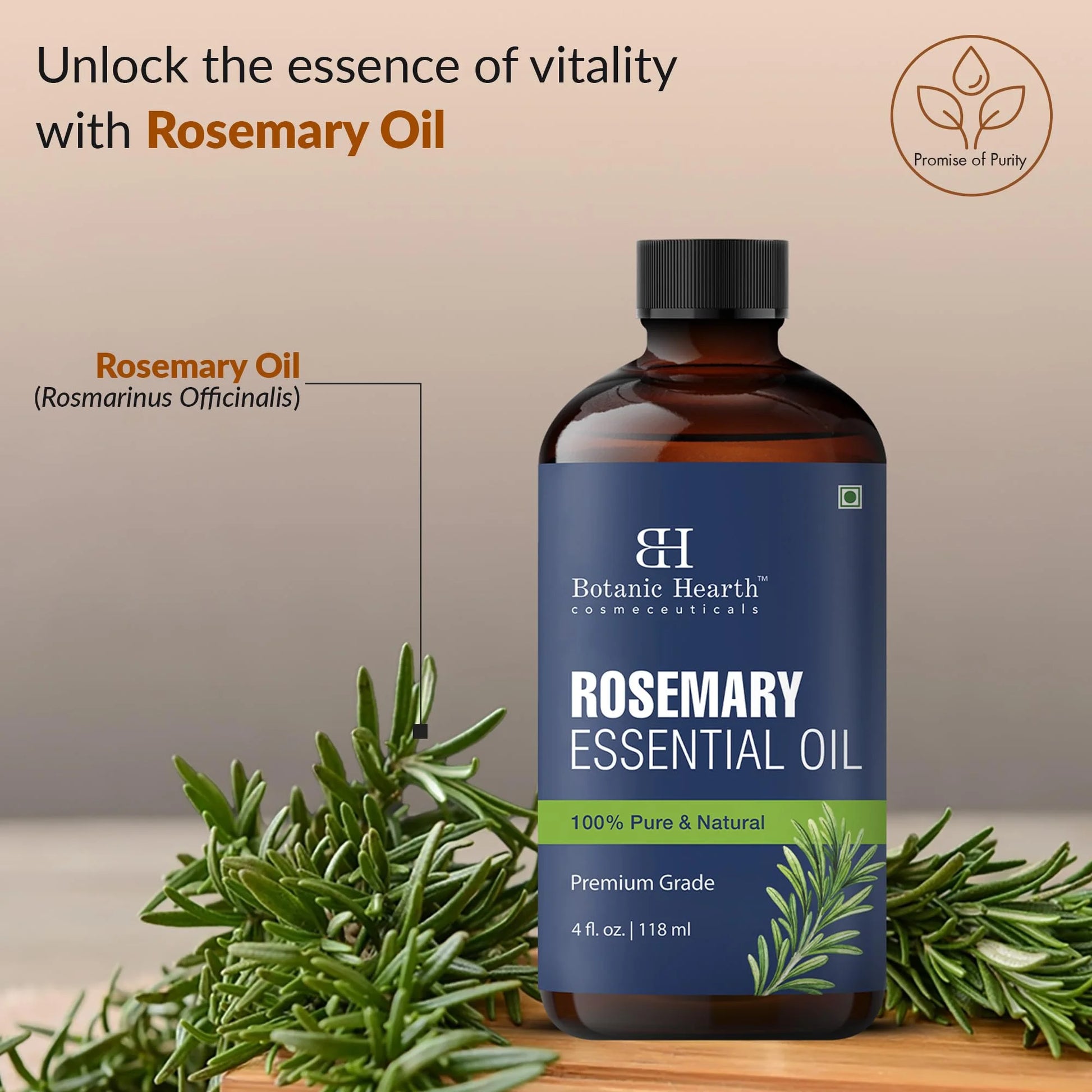 Dropper applicator of the rosemary hair growth serum close-up