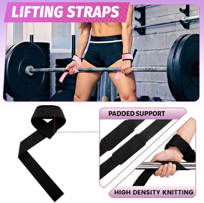 Portable carry bag holding barbell and cable accessories