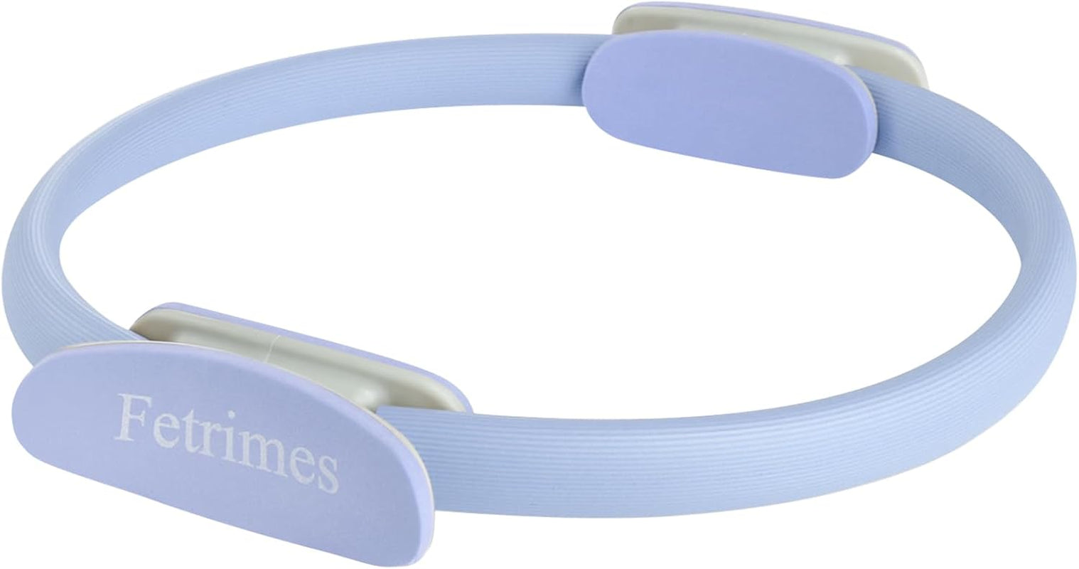 Blue padded Pilates ring included with home sculpt bundle