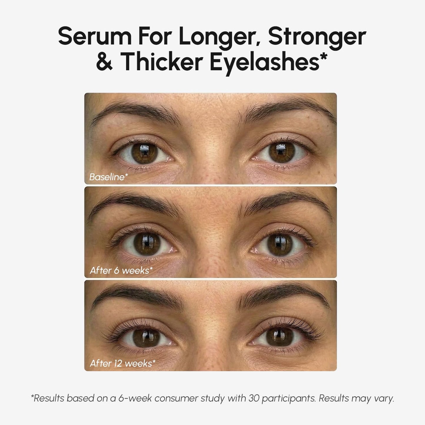 Lash serum applicator wand coated with conditioning serum