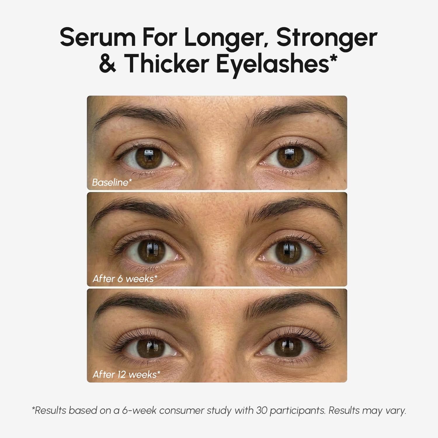 Lash serum applicator wand coated with conditioning serum