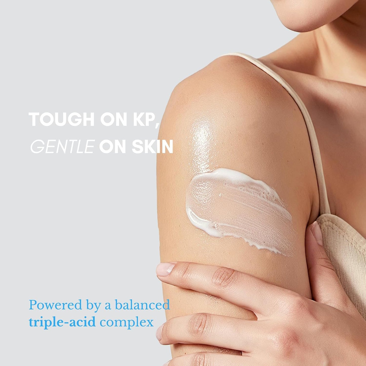 KP body serum ingredients highlighting AHA, BHA and PHA