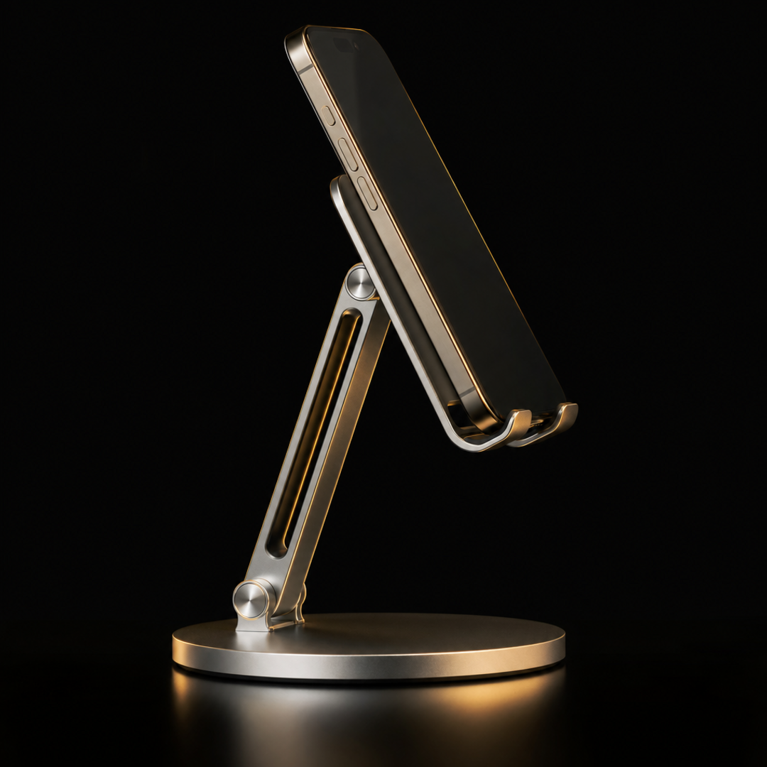 360 degree adjustable phone holder - multiple angle positions