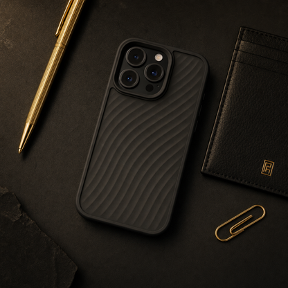 Liquid silicone phone case soft touch grip and slim profile