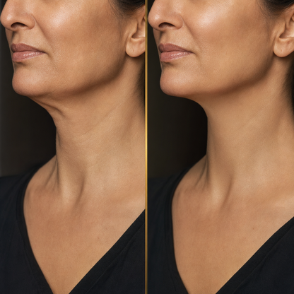 Red light therapy skin rejuvenation device - close up
