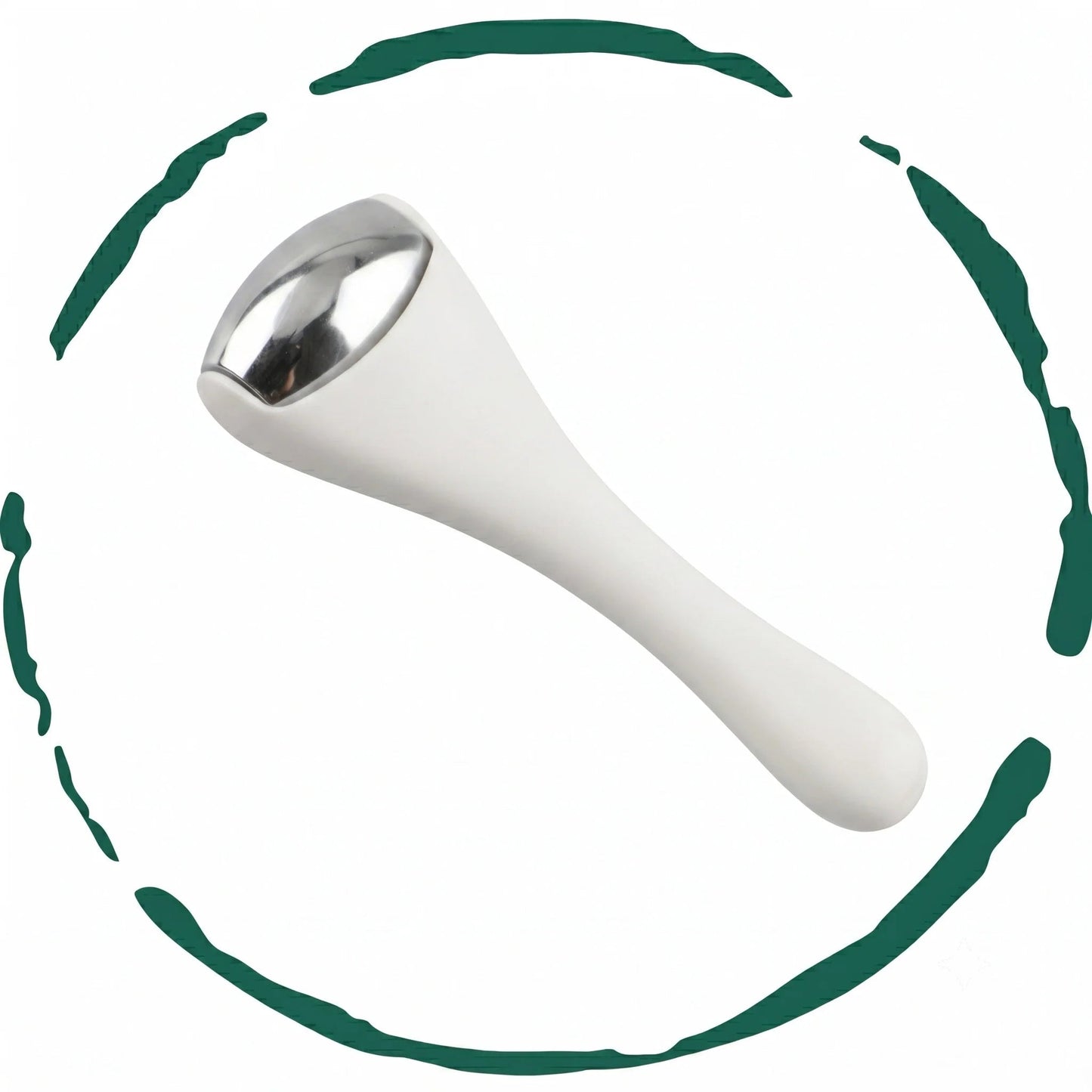 Cooling ice roller for face and eyes included in the Sculpt & Glow Kit